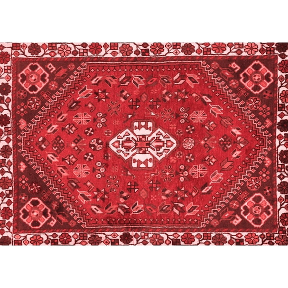 Ahgly Company Indoor Rectangle Persian Red Traditional Area Rugs, 2' x 5'
