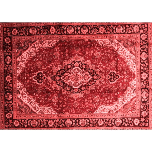 Ahgly Company Indoor Rectangle Persian Red Traditional Area Rugs, 2' x 5'