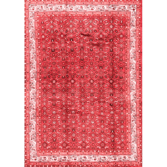Ahgly Company Indoor Rectangle Persian Red Traditional Area Rugs, 3' x 5'