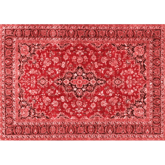 Ahgly Company Indoor Rectangle Persian Red Traditional Area Rugs, 4' x 6'