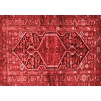 Ahgly Company Indoor Rectangle Persian Red Traditional Area Rugs, 5' x 7'