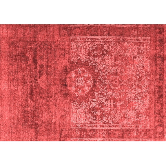 Ahgly Company Indoor Rectangle Persian Red Traditional Area Rugs, 5' x 7'