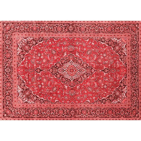 Ahgly Company Indoor Rectangle Persian Red Traditional Area Rugs, 5' x 7'