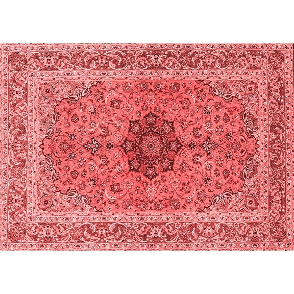 Ahgly Company Indoor Rectangle Persian Red Traditional Area Rugs, 5' x 7'