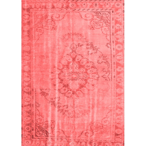 Ahgly Company Indoor Rectangle Persian Red Traditional Area Rugs, 5' x 7'