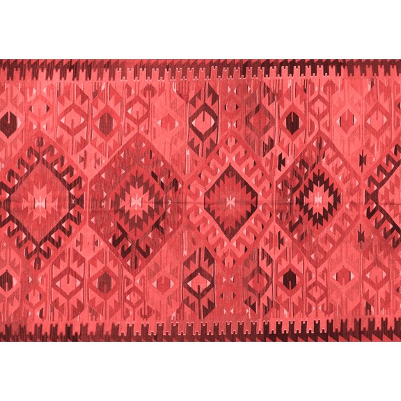 Ahgly Company Indoor Rectangle Persian Red Traditional Area Rugs, 7' x 9'