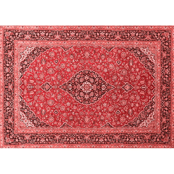 Ahgly Company Indoor Rectangle Persian Red Traditional Area Rugs, 8' x 12'