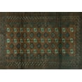 thumbnail image 1 of Ahgly Company Indoor Rectangle Persian Turquoise Blue Traditional Area Rugs, 4' x 6', 1 of 4