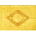 thumbnail image 1 of Ahgly Company Indoor Rectangle Persian Yellow Traditional Area Rugs, 5' x 7', 1 of 4