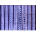 thumbnail image 1 of Ahgly Company Indoor Rectangle Solid Blue Modern Area Rugs, 3' x 5', 1 of 4