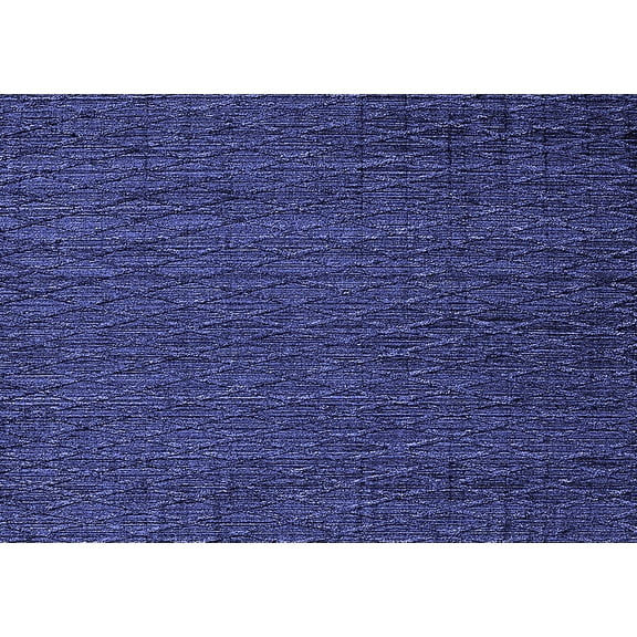 Ahgly Company Indoor Rectangle Solid Blue Modern Area Rugs, 5' x 7'