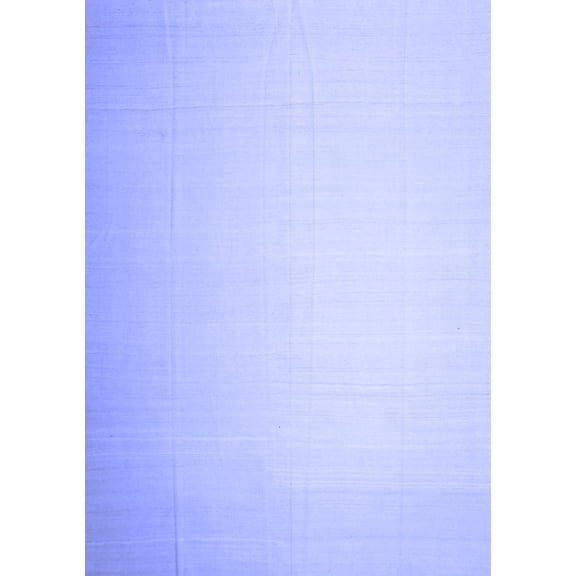 Ahgly Company Indoor Rectangle Solid Blue Modern Area Rugs, 5' x 7'
