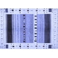 thumbnail image 1 of Ahgly Company Indoor Rectangle Solid Blue Modern Area Rugs, 6' x 9', 1 of 4