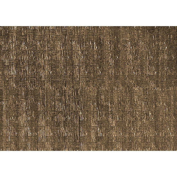 Ahgly Company Indoor Rectangle Solid Brown Modern Area Rugs, 2' x 3'