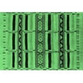 thumbnail image 1 of Ahgly Company Indoor Rectangle Solid Emerald Green Modern Area Rugs, 2' x 3', 1 of 4