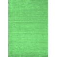 thumbnail image 1 of Ahgly Company Indoor Rectangle Solid Emerald Green Modern Area Rugs, 2' x 3', 1 of 4