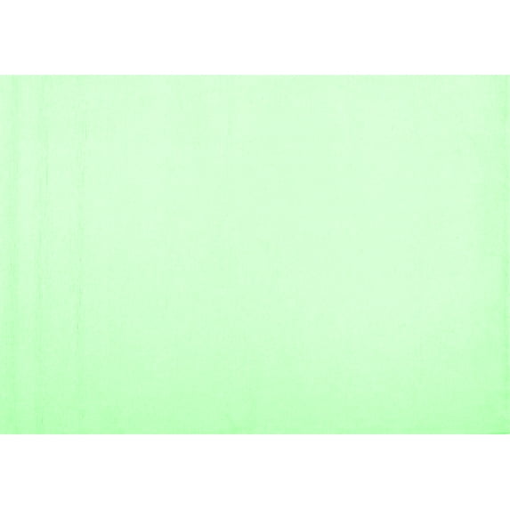 Ahgly Company Indoor Rectangle Solid Emerald Green Modern Area Rugs, 2' x 4'
