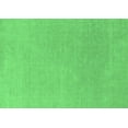 thumbnail image 1 of Ahgly Company Indoor Rectangle Solid Emerald Green Modern Area Rugs, 2' x 5', 1 of 4