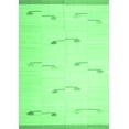 thumbnail image 1 of Ahgly Company Indoor Rectangle Solid Emerald Green Modern Area Rugs, 3' x 5', 1 of 4