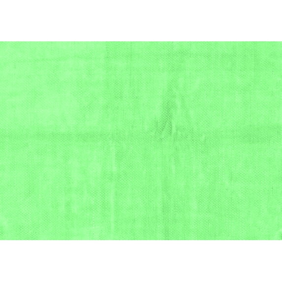 Ahgly Company Indoor Rectangle Solid Emerald Green Modern Area Rugs, 5' x 8'