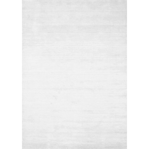 Ahgly Company Indoor Rectangle Solid Gray Modern Area Rugs, 2' x 3'