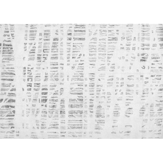 Ahgly Company Indoor Rectangle Solid Gray Modern Area Rugs, 2' x 4'