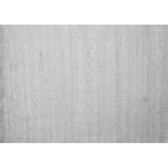 Ahgly Company Indoor Rectangle Solid Gray Modern Area Rugs, 3' x 5'