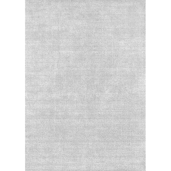 Ahgly Company Indoor Rectangle Solid Gray Modern Area Rugs, 3' x 5'