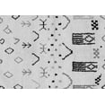thumbnail image 1 of Ahgly Company Indoor Rectangle Solid Gray Modern Area Rugs, 5' x 7', 1 of 4