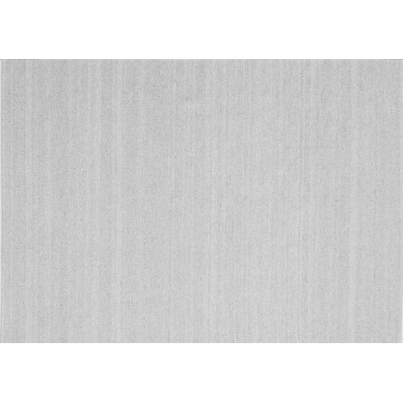 Ahgly Company Indoor Rectangle Solid Gray Modern Area Rugs, 7' x 9'