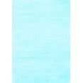 thumbnail image 1 of Ahgly Company Indoor Rectangle Solid Light Blue Modern Area Rugs, 2' x 4', 1 of 4