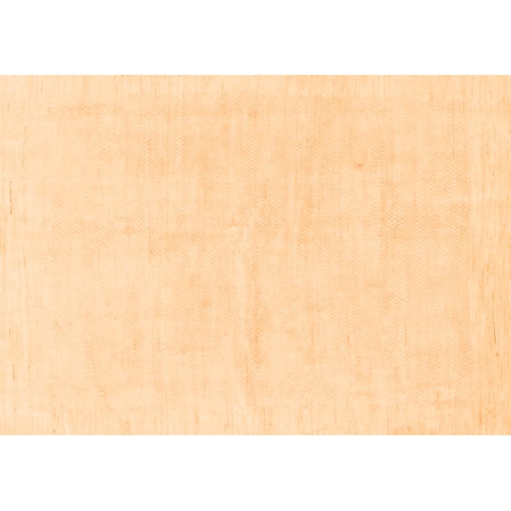 Ahgly Company Indoor Rectangle Solid Orange Modern Area Rugs, 2' x 4'