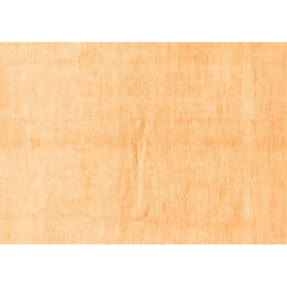 Ahgly Company Indoor Rectangle Solid Orange Modern Area Rugs, 4' x 6'