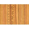 thumbnail image 1 of Ahgly Company Indoor Rectangle Solid Orange Modern Area Rugs, 4' x 6', 1 of 4