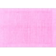 thumbnail image 1 of Ahgly Company Indoor Rectangle Solid Pink Modern Area Rugs, 2' x 4', 1 of 4
