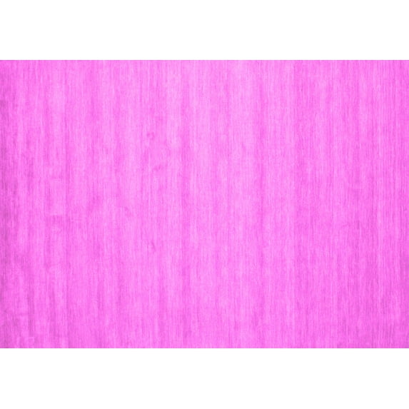 Ahgly Company Indoor Rectangle Solid Pink Modern Area Rugs, 2' x 5'