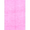 thumbnail image 1 of Ahgly Company Indoor Rectangle Solid Pink Modern Area Rugs, 3' x 5', 1 of 4