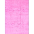 thumbnail image 1 of Ahgly Company Indoor Rectangle Solid Pink Modern Area Rugs, 8' x 12', 1 of 4