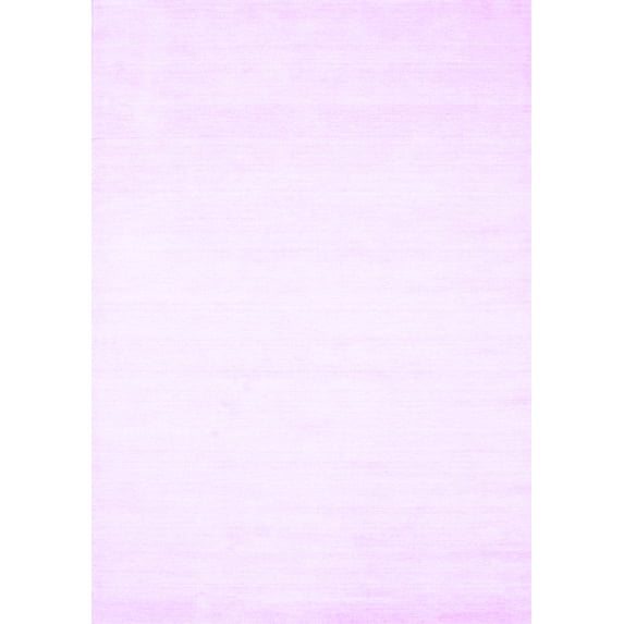 Ahgly Company Indoor Rectangle Solid Purple Modern Area Rugs, 2' x 4'