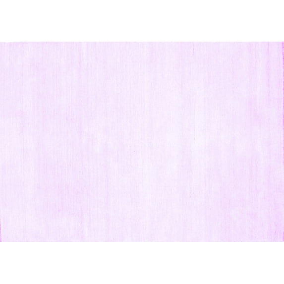 Ahgly Company Indoor Rectangle Solid Purple Modern Area Rugs, 4' x 6'