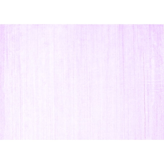 Ahgly Company Indoor Rectangle Solid Purple Modern Area Rugs, 5' x 7'