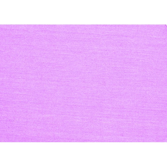 Ahgly Company Indoor Rectangle Solid Purple Modern Area Rugs, 5' x 7'