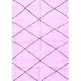 thumbnail image 1 of Ahgly Company Indoor Rectangle Solid Purple Modern Area Rugs, 6' x 9', 1 of 4