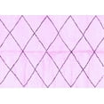 thumbnail image 1 of Ahgly Company Indoor Rectangle Solid Purple Modern Area Rugs, 8' x 10', 1 of 4