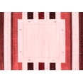 thumbnail image 1 of Ahgly Company Indoor Rectangle Solid Red Modern Area Rugs, 4' x 6', 1 of 4