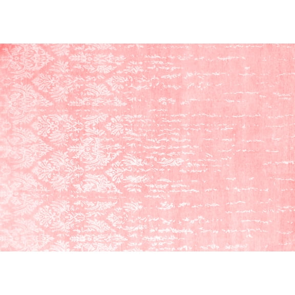Ahgly Company Indoor Rectangle Solid Red Modern Area Rugs, 5' x 7'