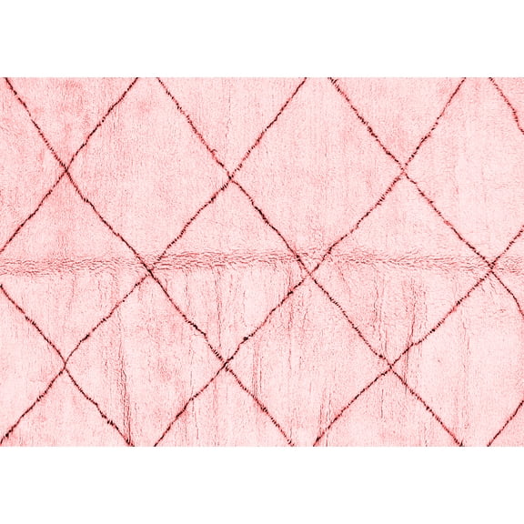 Ahgly Company Indoor Rectangle Solid Red Modern Area Rugs, 5' x 7'