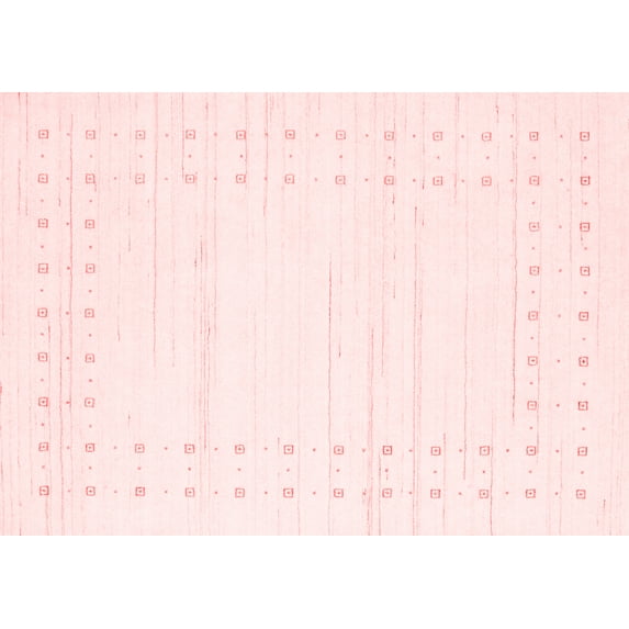 Ahgly Company Indoor Rectangle Solid Red Modern Area Rugs, 5' x 8'
