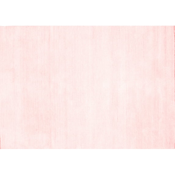 Ahgly Company Indoor Rectangle Solid Red Modern Area Rugs, 7' x 10'