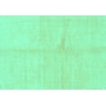 thumbnail image 1 of Ahgly Company Indoor Rectangle Solid Turquoise Blue Modern Area Rugs, 2' x 3', 1 of 4